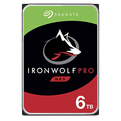 Product Cover Seagate 6TB IronWolf Pro 7200RPM SATA 6Gb/s 256MB Cache 3.5-Inch NAS Hard Disk Drive - Frustration Free Packaging (ST6000NE0021)