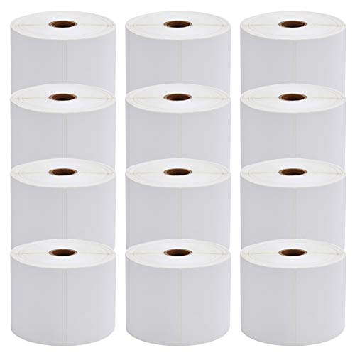 Product Cover MFLABEL 12 Rolls of 450 Counts, 4x6 Shipping Labels, Mailing Postage Labels for Zebra 2844 ZP-450 ZP-500 ZP-505
