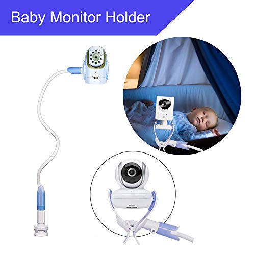 Product Cover Universal Baby Monitor Wall Mount, Infant Baby Camera Holder, Baby Monitor Shelf, Baby Camera Stand for Crib Nursery Compatible with Most Baby Monitors