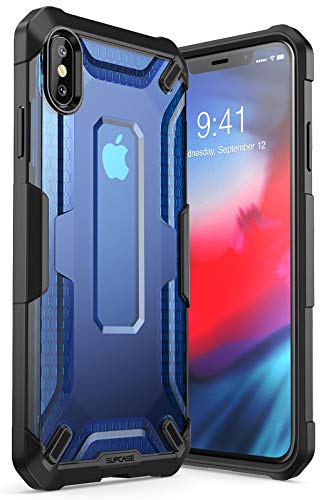 Product Cover iPhone Xs Max Case, SUPCASE [Unicorn Beetle Series] Premium Hybrid Protective TPU and PC Clear Case for iPhone Xs Max Case 6.5 Inch 2018 Release (Blue)