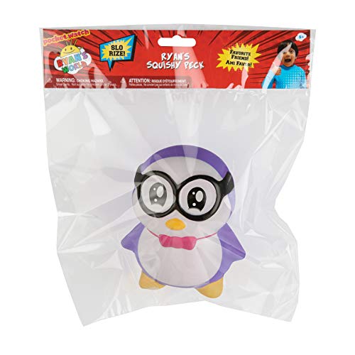 Product Cover Orb Toys Ryan's World Sqiushy Peck, Purple, White, Black, Yellow, Red