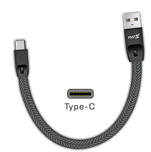 Product Cover FASTX 2.1A Type-C to USB Soft Rubberized TPE Cable for Type C Devices (Black)