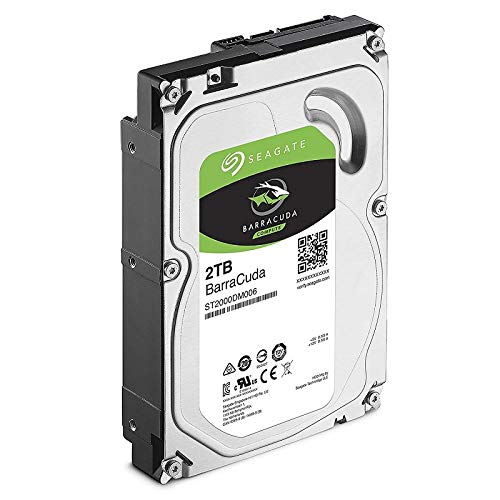 Product Cover Seagate Barracuda Internal Hard Drive 2TB SATA 6Gb/s 256MB Cache 3.5-Inch - Frustration Free Packaging (ST2000DM008)
