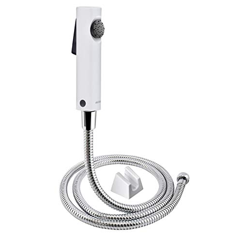 Product Cover ALTON SHR20855 ABS Health Faucet With SS-304 Grade 1.25 Meter Flexible Hose Pipe and Wall Hook (White)
