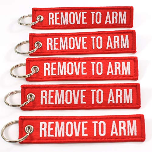 Product Cover Rotary13B1 Remove to ARM - Key Chains - Red/White - 5pcs