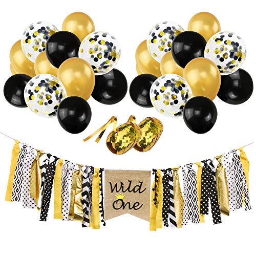 Product Cover Where The WILD ONE Are Party Banner Balloons Set, 12