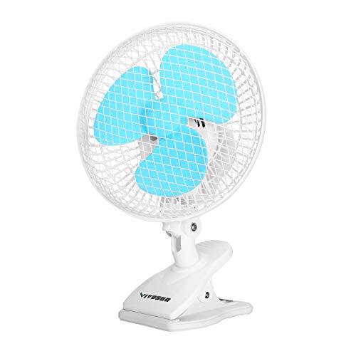 Product Cover VIVOSUN 6-Inch Portable Clip-On Desk Fan for Grow Tent Room, 2-Speed, Adjustable Tilt, Whisper Quiet Operation
