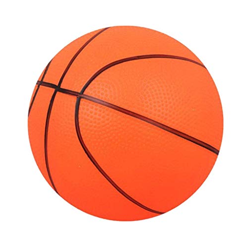 Product Cover Mini Basketball Soft Basketball Bouncy Basketball Indoor/Outdoor Sports Ball Kids Toy Gift - Orange