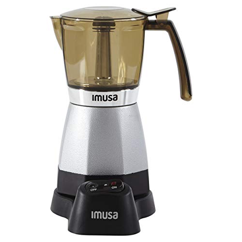 Product Cover IMUSA USA B120-60007 Electric Coffee/Moka Maker 3-6-Cup (Silver)