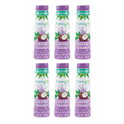 Product Cover MommyGo Natural Energy Shots- Extra Strength Brain Boost Supplement with Matcha Green Tea for Boost In Daily Performance, Energy, Mood & Alertness- Delicious Lavender Coconut Flavor 6 Pack