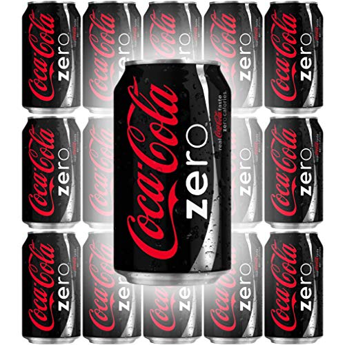 Product Cover Coke-Zero, 12 oz Cans (Pack of 15, Total of 180 Fl Oz)