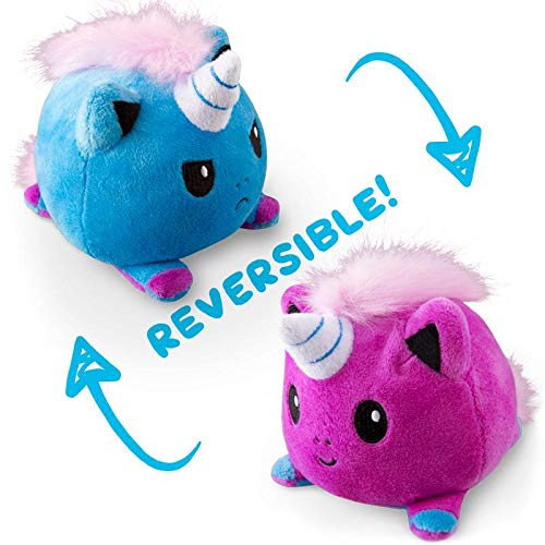 Product Cover TeeTurtle Reversible Unicorn Mini - Purple/Blue Plush Toys