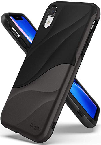 Product Cover Ringke Wave Designed for iPhone XR Case Dual Layer Heavy Duty 3D Textured Cover for iPhone XR, iPhone 10R (6.1