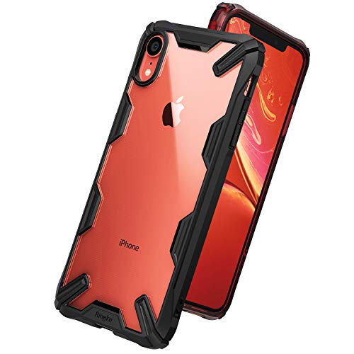 Product Cover Ringke [Fusion-X] Compatible with iPhone Xr Case Ergonomic Transparent [Military Drop Tested Defense] Hard PC Back TPU Bumper Impact Resistant Protection Cover for Apple iPhone Xr 6.1