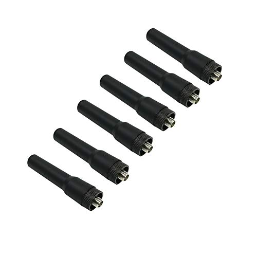 Product Cover Mini Soft Antenna for Baofeng UV-5R 888S F8HP Retevis H-777 RT-5R Kenwood with SMF Connector（Black