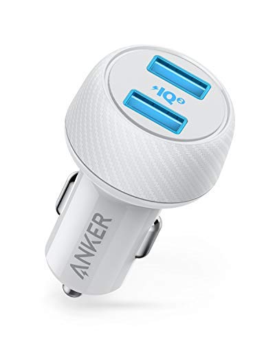 Product Cover Car Charger (Compatible with QC Devices), Anker 30W 12V Dual USB Fast Charger PowerDrive Speed 2 with PowerIQ 2.0 for Galaxy S9/S8/Edge/Note, iPhone Xs/Max/XR/X/8, iPad Pro/Air 2/Mini, LG, and More