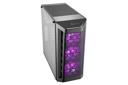 Product Cover Cooler Master MasterBox MB511 RGB ATX Mid-Tower W/ Front Mesh Ventilation, Front Side Mesh Intakes, Tempered Glass Side Panel & 3X 120mm RGB Fans w/RGB Controller