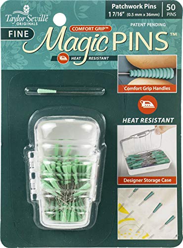 Product Cover Taylor Seville Originals 17221 Comfort Grip Fine Magic Pins needles, us:one size