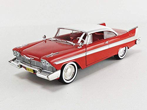 Product Cover 1958 Plymouth Fury Red Christine (1983) Movie 1/24 Diecast Model Car by Greenlight 84071