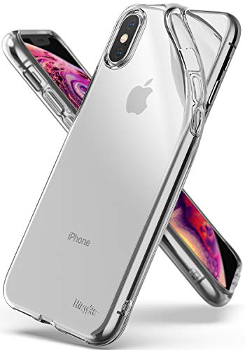 Product Cover Ringke Air Compatible with iPhone Xs Case, iPhone X Case Lightweight Transparent Soft Flexible TPU Scratch Resistant Cover for iPhone Xs 5.8 inch (2018) - Clear