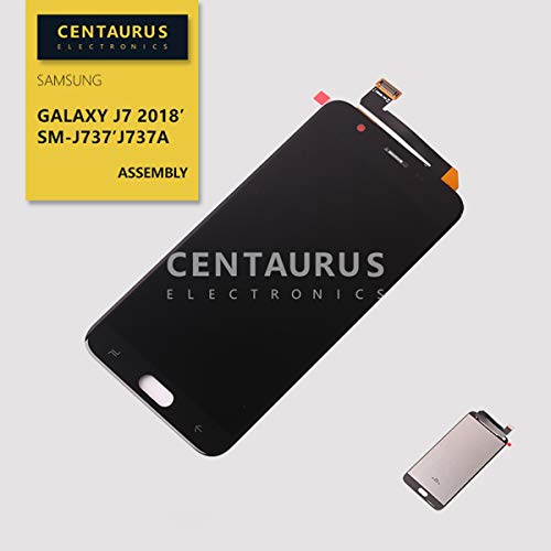 Product Cover CENTAURUS J7 2018 LCD Display Touch Screen Digitizer Replacement for Samsung Galaxy J7 2018 SM-J737 J737A / J7 Refine J737P / J7 Crown S757BL S767VL /J7 Aero/J737V J7 Star J737T / Wide 3 J737S (Black)