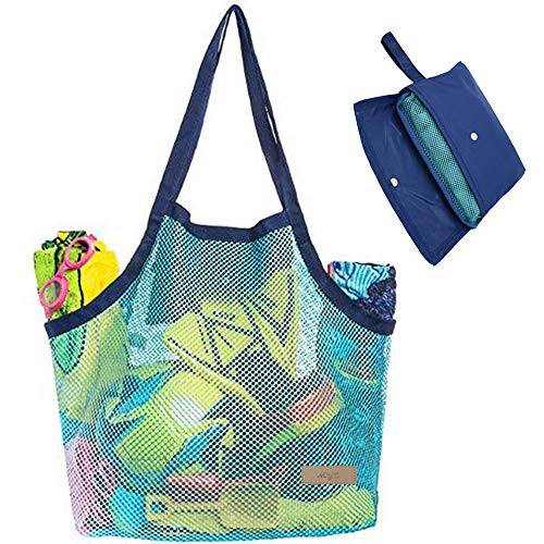 Product Cover Beach Mesh Tote Bag Toys Beach Bag Perfect for Holding Childrens' Toys (Xl Size)
