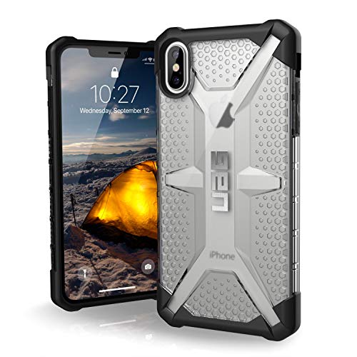 Product Cover URBAN ARMOR GEAR UAG iPhone Xs Max [6.5-inch Screen] Plasma Feather-Light Rugged [Ice] Military Drop Tested iPhone Case