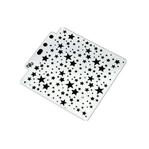 Product Cover OBUY Twinkle Star Shaped Reusable Stencil Airbrush Painting Art DIY Home Decor Scrap Booking Album Crafts