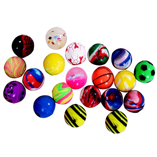 Product Cover Onepine 20PCS Bouncy Balls Assorted Rubber Balls,Party Bag Filler,High Bouncing Balls for Kids