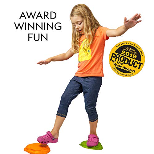 Product Cover NATIONAL GEOGRAPHIC Balance Stepping Stones - Early Learning and Development for Kids with 10 Soft Stones
