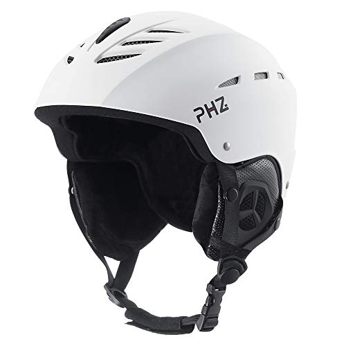 Product Cover PHZ. Ski Helmet, Snowboard Helmet - Adjustable Venting, Goggles and Audio Compatible, Removable Liner and Ear Pads, Safety-Certified Snow Sports Helmet for Men, Women & Youth