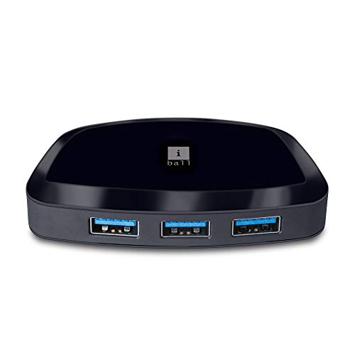 Product Cover iBall Piano 62 High-Speed USB 3.0 Hub (Black)