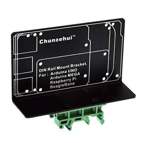 Product Cover DIN Rail Mount Bracket for Raspberry Pi 1A+ 1B+ 2B 3B 3B+ 4B Zero Arduino Uno Mega BeagleBone Black