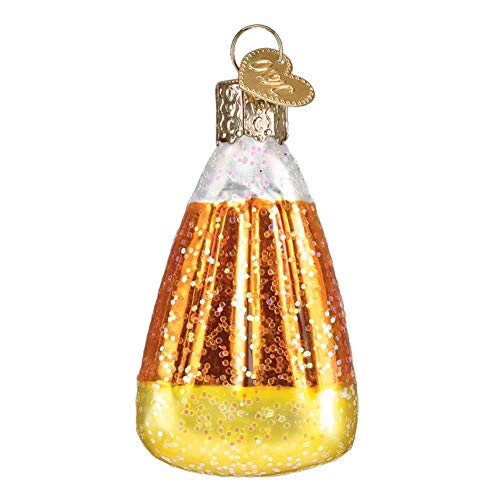 Product Cover Old World Christmas Candy Corn Glass Ornament Halloween 26084.