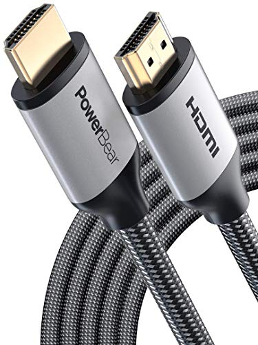 Product Cover PowerBear 4K HDMI Cable 25 ft | Braided Nylon & Gold Connectors