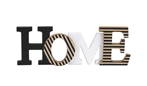 Product Cover 10 Street Home Modern Rustic Wood Home Decorative Sign, Standing or Wall Mount Cutout Word Decor, Living Room Accent, Home Letters Wood