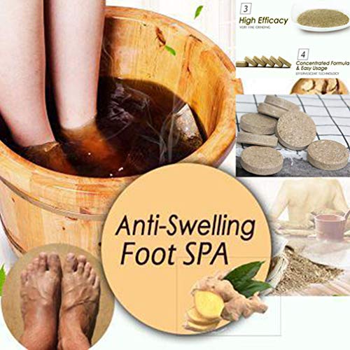 Product Cover 10Pcs Ginger Anti-Swelling Foot SPA Promote Metabolism,Whole Body Circulation For Lymphatic Health,Eliminate Fatigue Improve Sleeping Foot Pain Foot Care Treatment