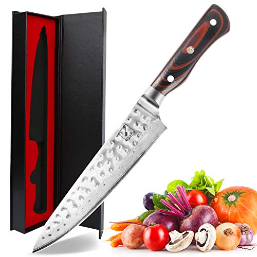 Product Cover Imarku Chef knife, Pro Japanese Damascus Knife 8-Inch Chefs Knife German Stainless Steel Sharp Kitchen Knives with Ergonomic Handle