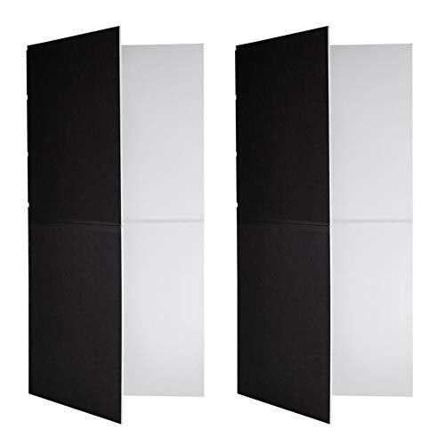 Product Cover V-FLAT WORLD Foldable V-Flat, Set of 2, Black/White