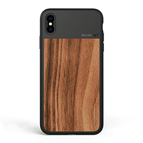 Product Cover iPhone Xs Case || Moment Photo Case in Walnut Wood - Protective, Durable, Wrist Strap Friendly case for Camera Lovers.
