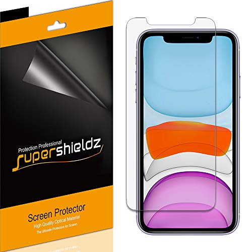 Product Cover (6 Pack) Supershieldz for Apple iPhone 11 and iPhone XR (6.1 inch) Screen Protector, High Definition Clear Shield (PET)