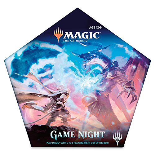 Product Cover Magic: The Gathering Magic Game Night | Card Game for 2-5 Players | 5 Decks | 5 Dice | Accessories