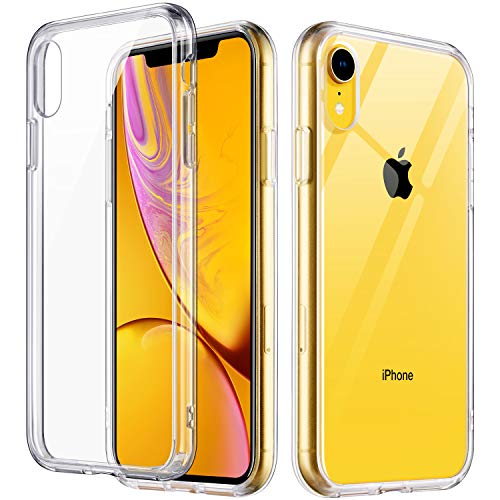 Product Cover ULAK iPhone XR Case Clear, Slim FIT Premium Transparent Flexible Soft TPU Gel Ultra-Thin Anti-Scratch Bumper Hard Panel Protective Cover for Apple iPhone XR 6.1 inch 2018 (HD Crystal Clear)