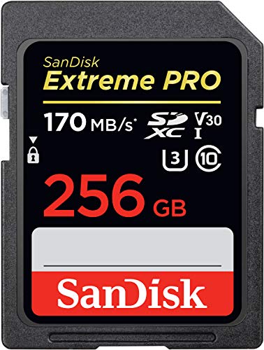 Product Cover SanDisk 256GB Extreme PRO SDXC UHS-I Card - C10, U3, V30, 4K UHD, SD Card - SDSDXXY-256G-GN4IN