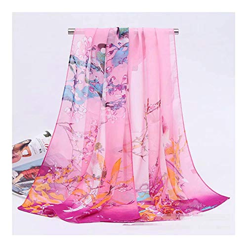 Product Cover 4Clovers Lightweight Scarf for Women - Fashion Butterflies Printing Fall Winter Warm Scarves Shawl Wraps