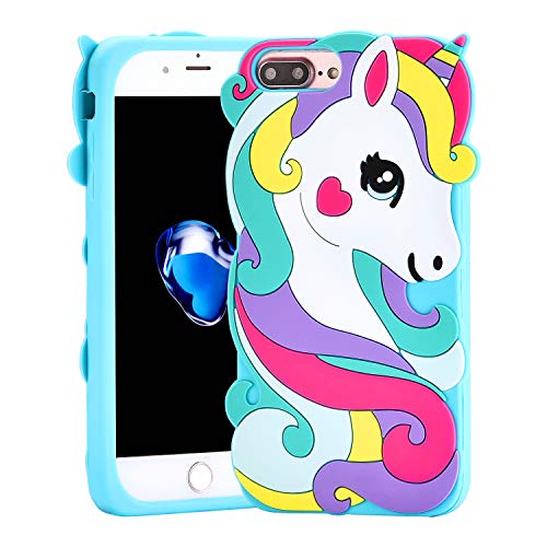 Product Cover TopSZ Rainbow Unicorn Case for iPhone 8 Plus/7 Plus/6 Plus 5.5