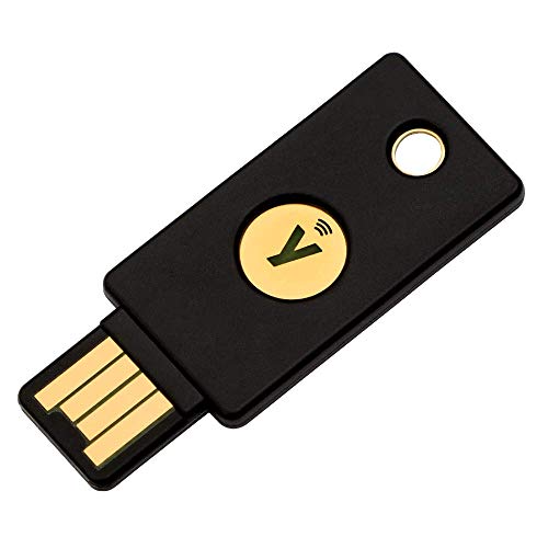 Product Cover Yubico - YubiKey 5 NFC - Two Factor Authentication USB and NFC Security Key, Fits USB-A Ports and Works with Supported NFC Mobile Devices - Protect Your Online Accounts with More Than a Password