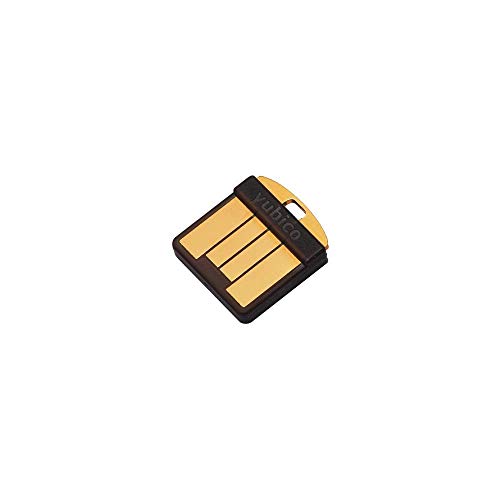 Product Cover Yubico YubiKey 5 Nano - Two Factor Authentication USB Security Key, Fits USB-A Ports - Protect Your Online Accounts with More Than a Password, FIDO Certified USB Password Key, Extra Compact Size