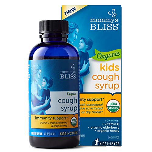Product Cover Mommy's Bliss - Organic Kids Cough Syrup + Immunity Boost Day Time - 4 FL OZ Bottle