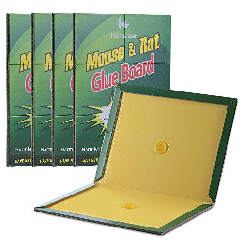 Product Cover Kensizer 5-Pack Mouse Rat Glue Trap, Extra Large Size, Sticky Super Hold Glue Board Trap for Mice Rats Catches Insect Lizard Spiders Cockroaches, Perfect Use for Indoor and Outdoor
